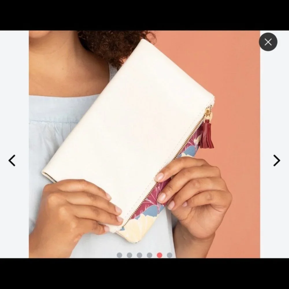 Rachel Pally - Foldover Reversible Clutch - Floral Bloom - Picture 3 of 4